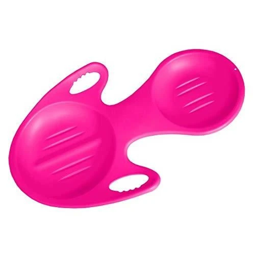 Sanie Copii Glider Plastic Dubla - Roz - 147241