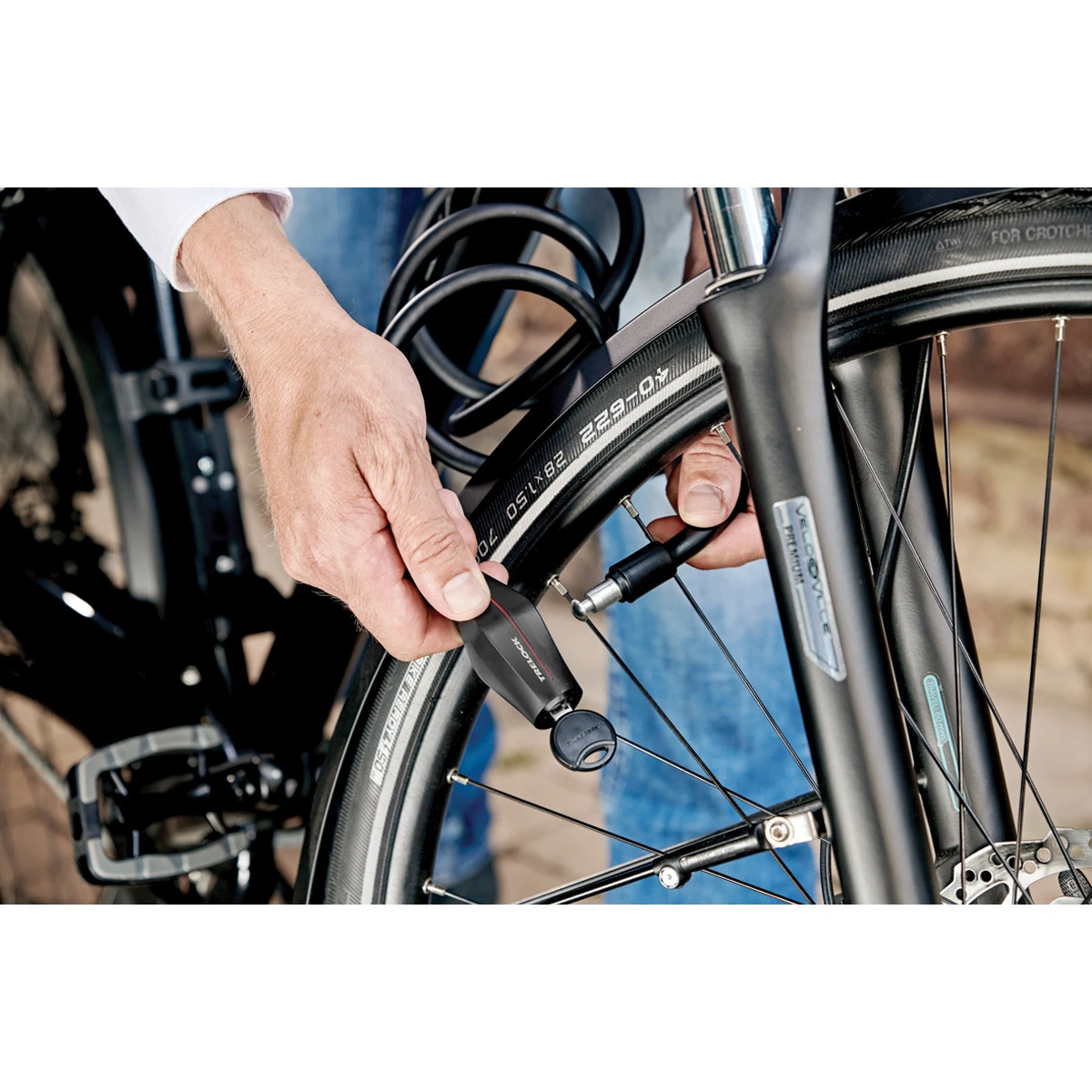 3. Antifurt Bicicleta Trelock Sk 415 180/15 - Negru
