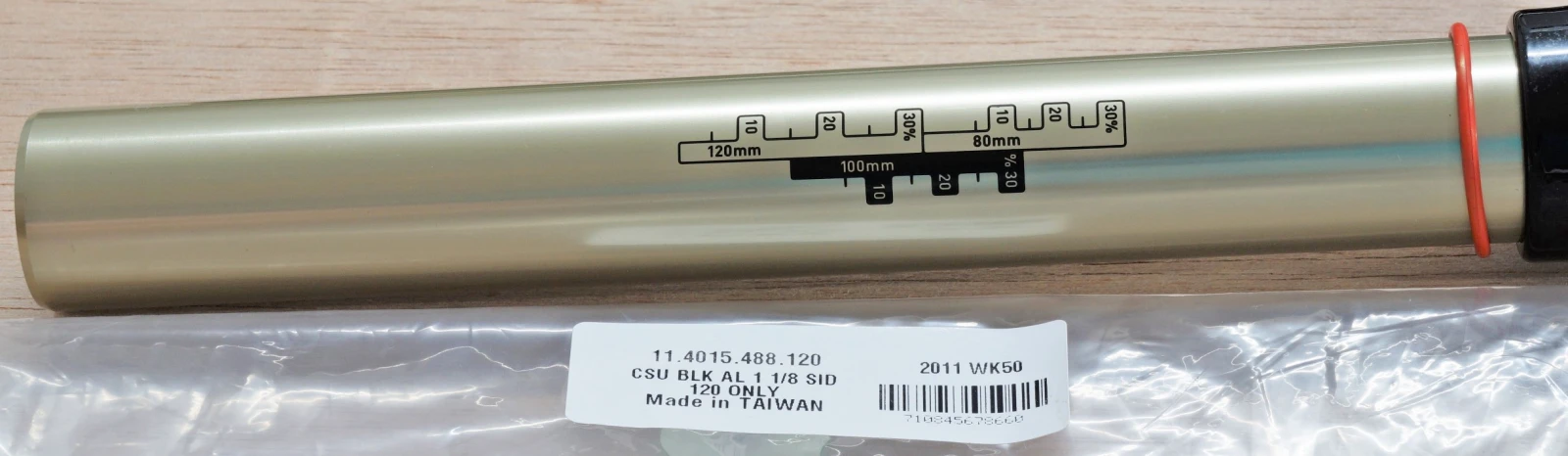 3. Csu SID RL/RLT/RCT3 - 120 Mm, 1-1/8 Inch, Black Crown, Gold