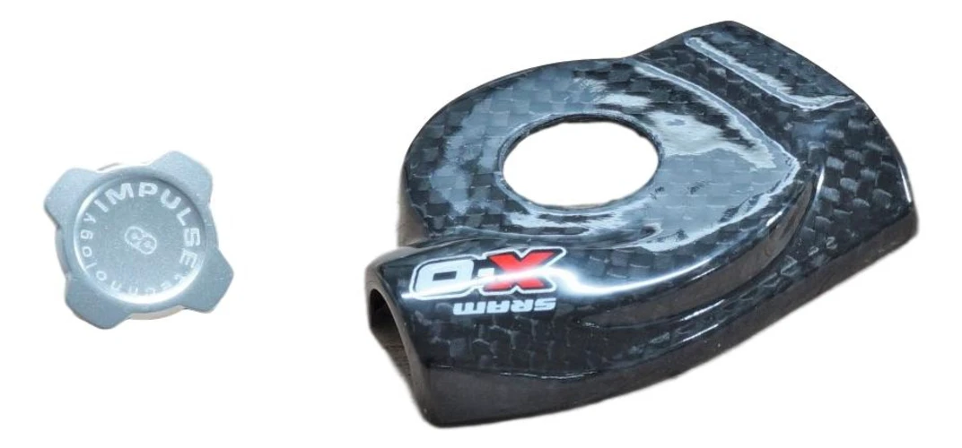 1. Kit X0 Trigger Carbon Cover/Top Cap - dreapta, Negru