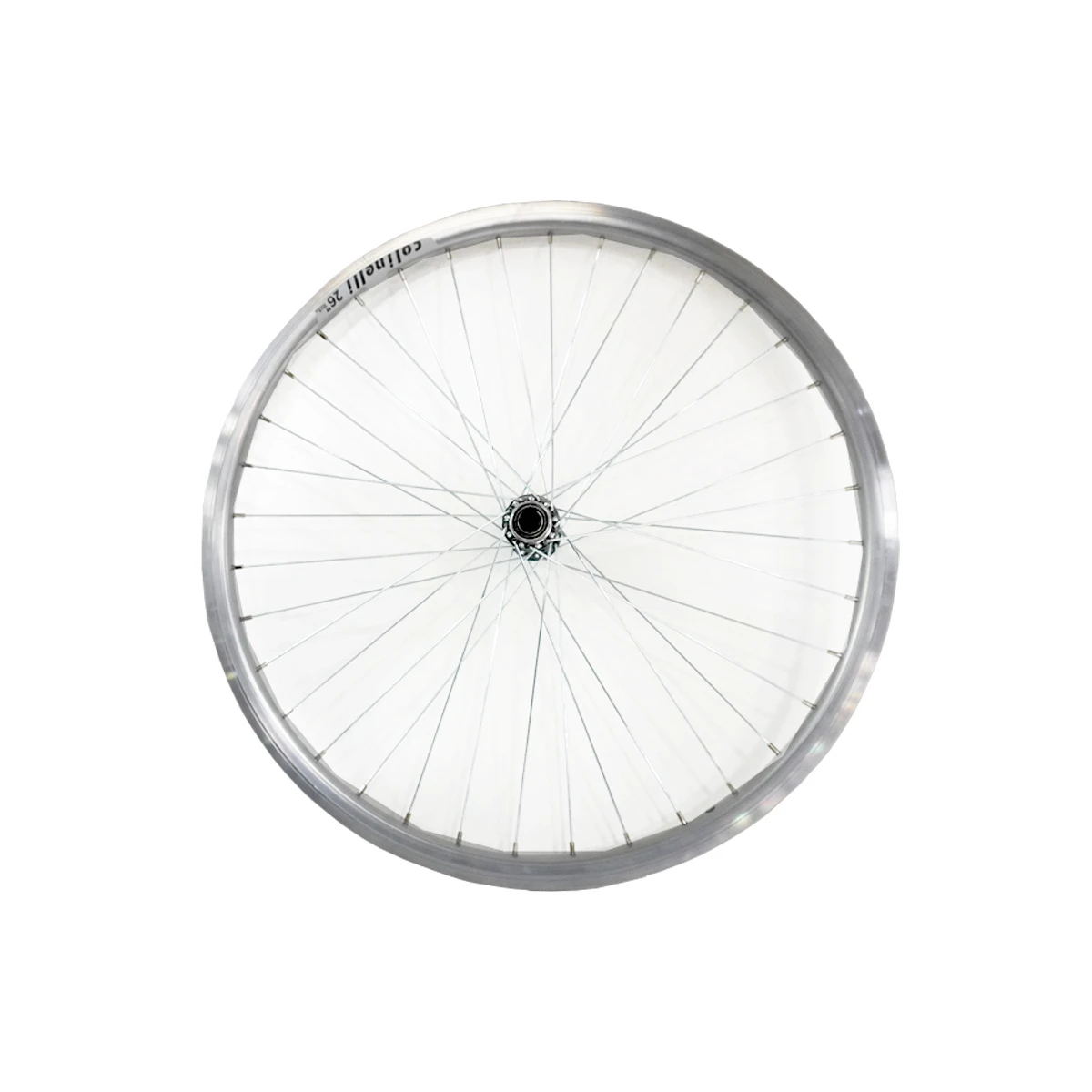 1. Roata Fata Bicicleta Cerurim 26 Inch, 36H, 559 x 18, Argintiu