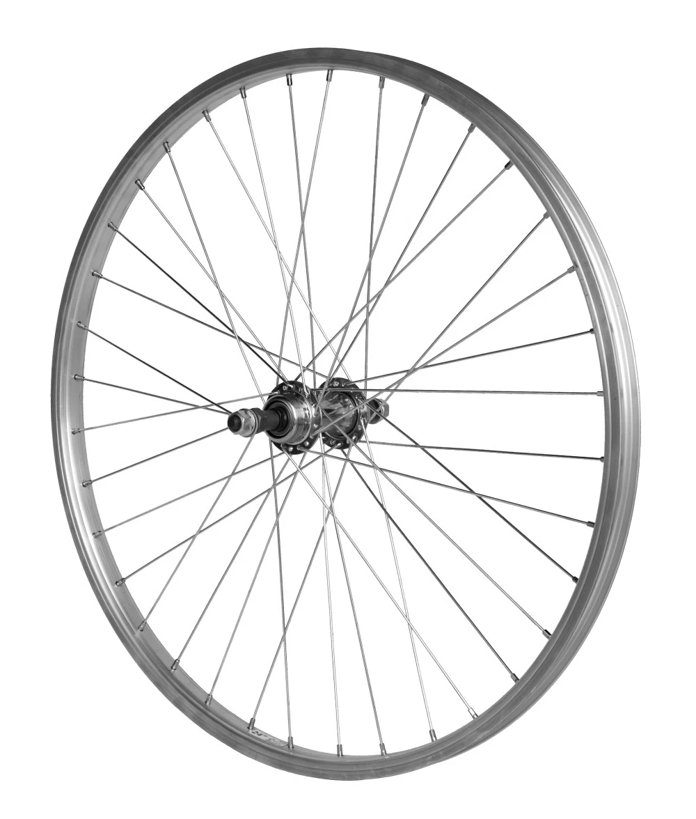 2. Roata Spate Bicicleta Cerurim 24 Inch, 36H, 507 x 21, Argintiu