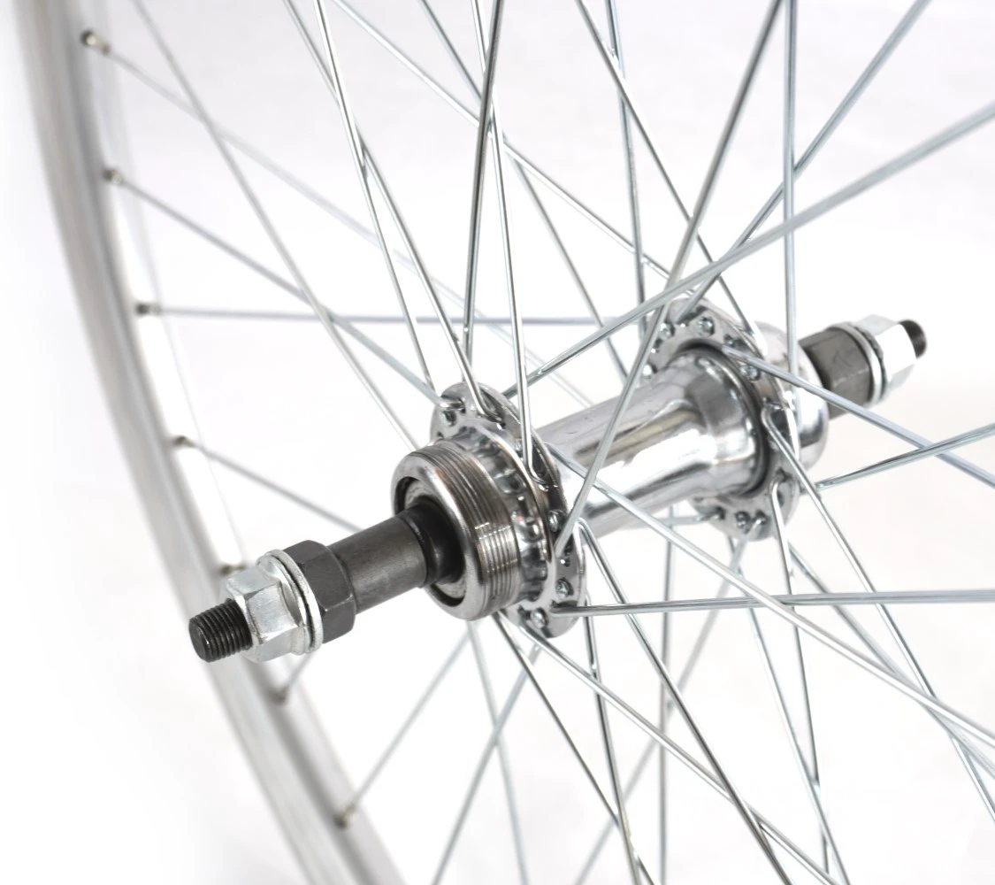 3. Roata Spate Bicicleta Cerurim - 24 Inch, 36H, 507 x 18, Argintiu