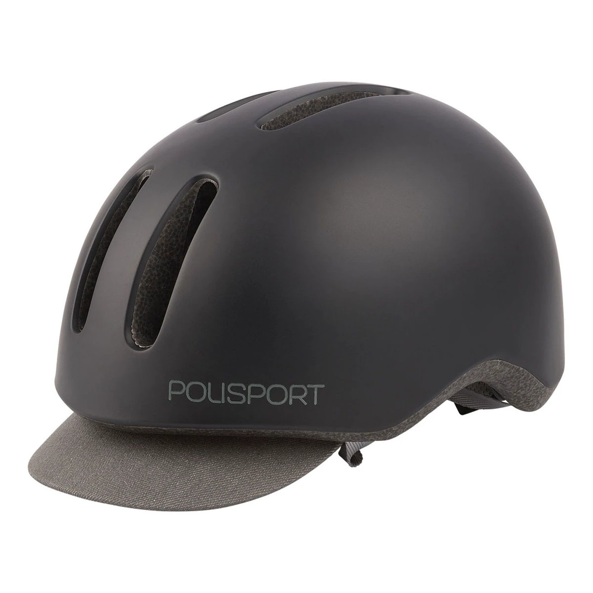 Casca Ciclism Urbana Polisport Commuter - 54-58 cm, M, Negru - 117654