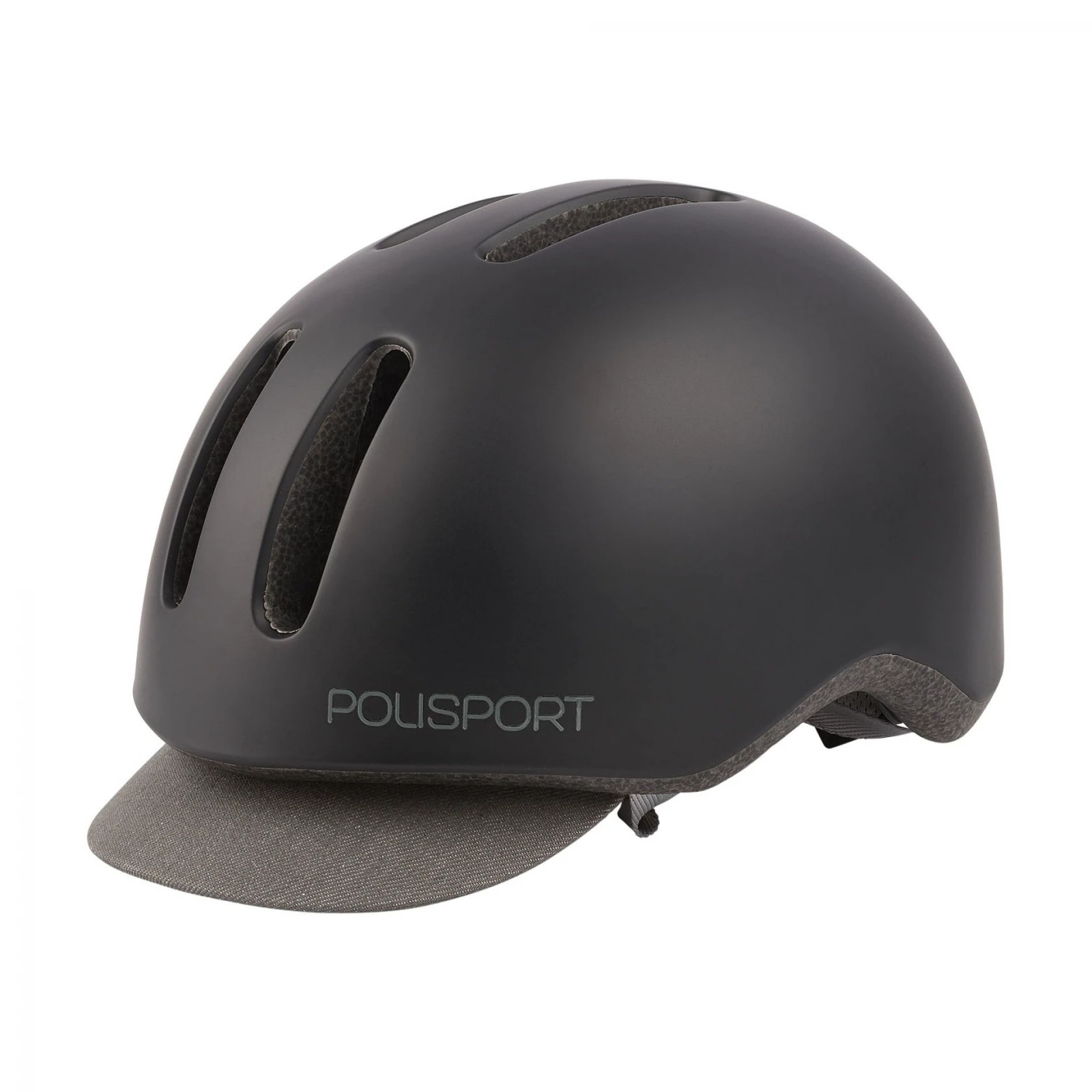 4. Casca Ciclism Urbana Polisport Commuter - 58-61 cm, L, Negru
