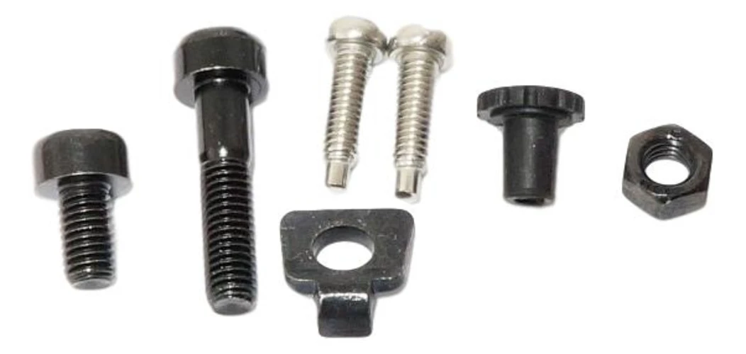 1. 07X-7/X-Gen Fd Bolt/Screw Kit High Clamp - Silver-Black
