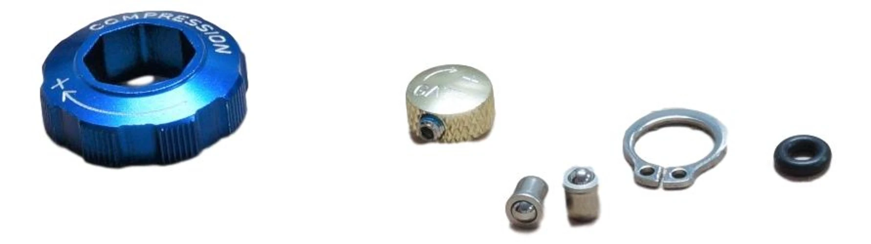 1. 08 Boxxer Motion Control Compression Knob - 32 Mm, Blue