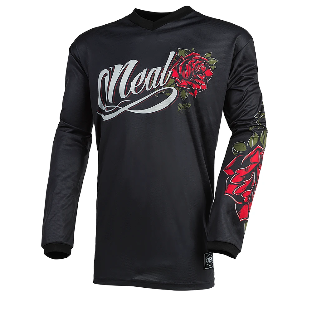 Bluza Ciclism Femei O'Neal Element Women Roses - S, Negru-Rosu - 115940