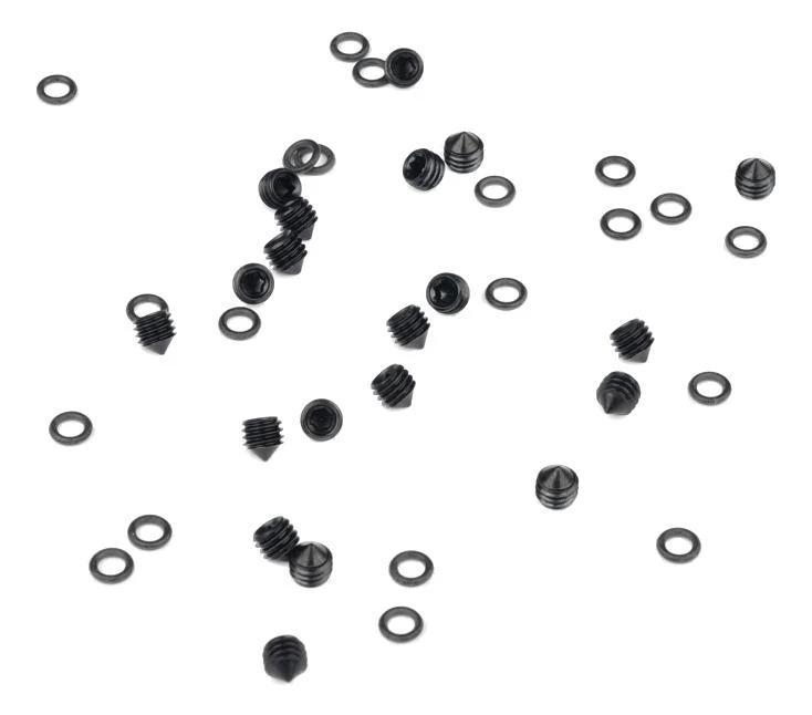 1. Set Screw/O-Ring Banjo Bolt Bleed - Black