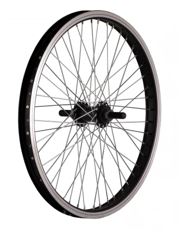 2. Roata Fata Bicicleta Cerurim, Janta Simpla Bmx Othin, 406X25, 20 inch, Negru