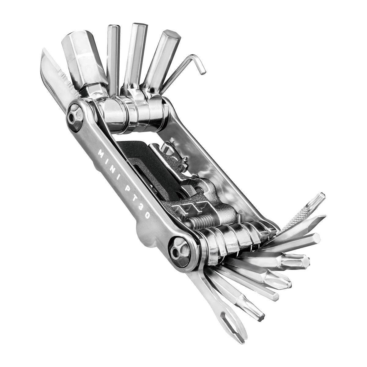 1. Set Mini Scule Multifunctional Topeak Mini Pt30, Tt2583S, Argintiu