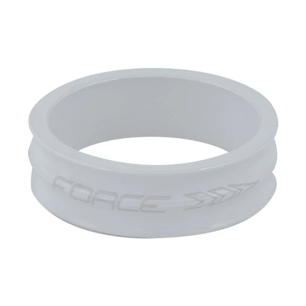 1. Distantier furca Force 1.1/8 10mm alb