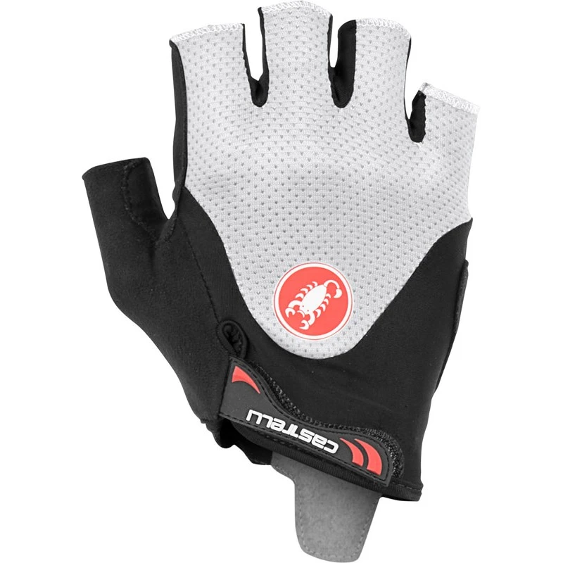 1. Manusi Castelli Arenberg Gel 2, Alb/Negru, S