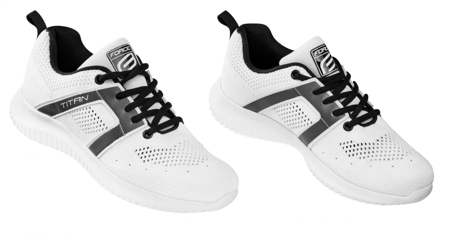 1. Pantofi sneakers Force Titan, alb, 41