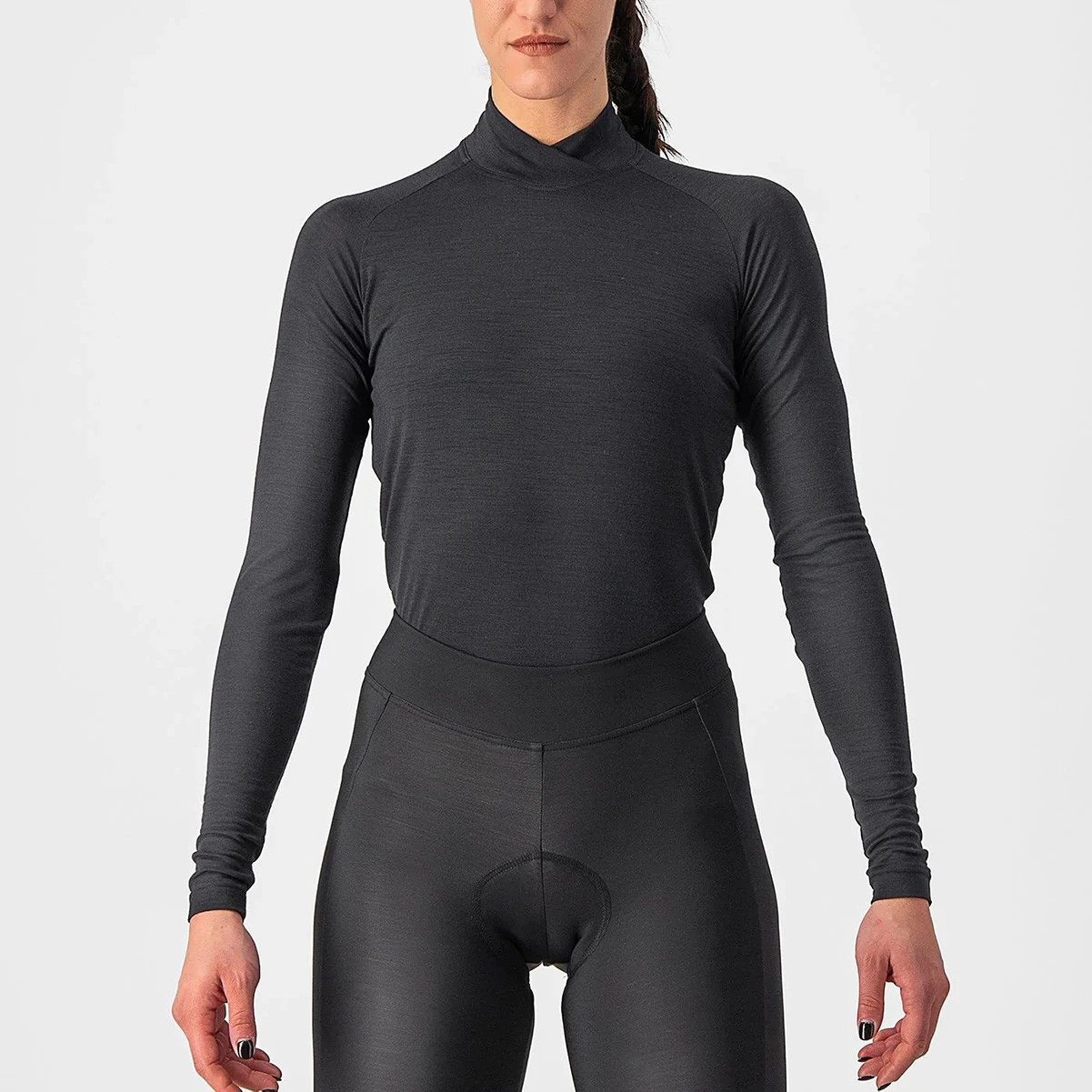 1. Bluza de corp Castelli Bandito Wool W LS, de dama, Negru, M