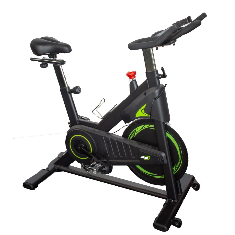5. Bicicleta Fitness Spin Bike Dhs 2101 - Negru-Verde