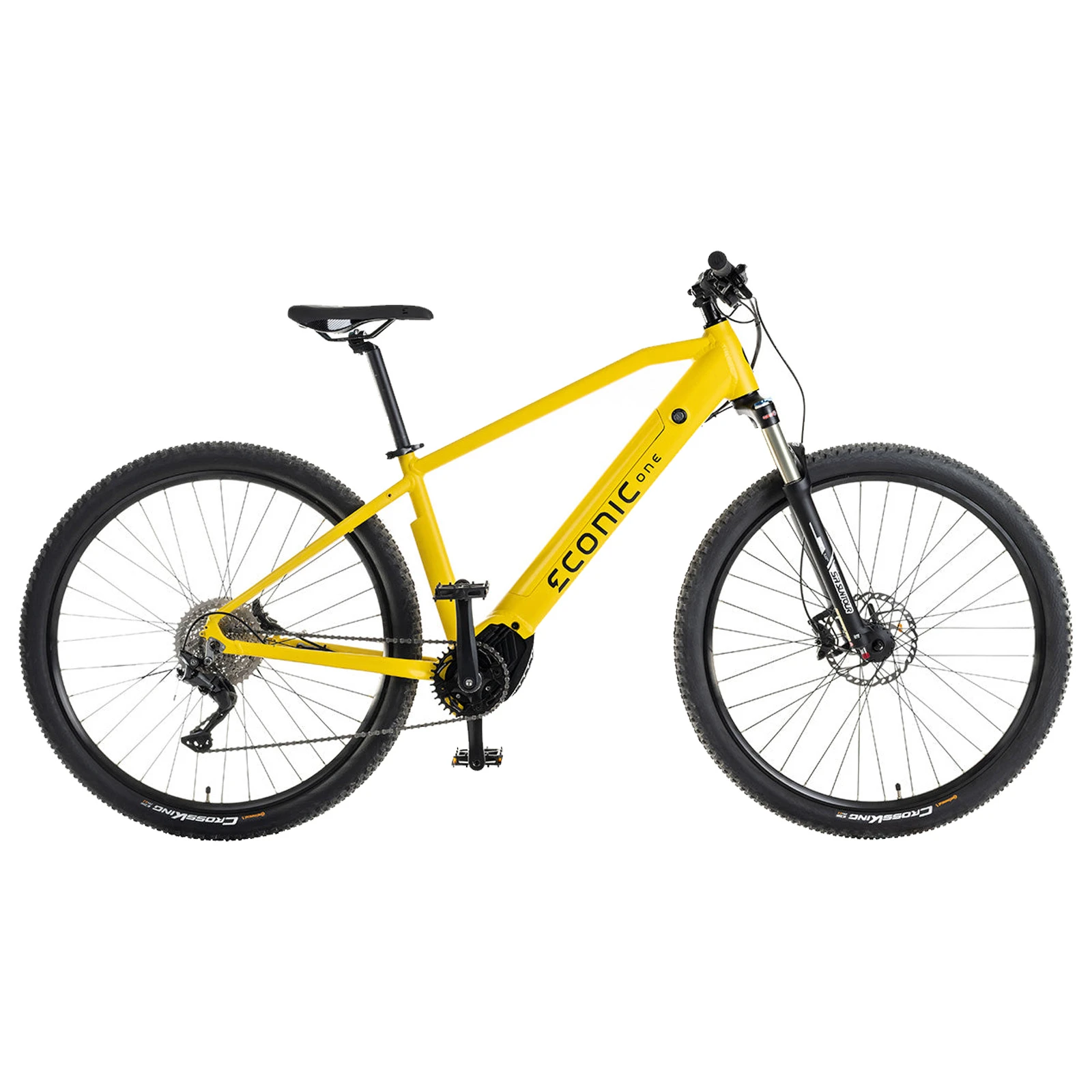 1. Bicicleta Electrica Econic One Adventure - 29 Inch, L, Galben