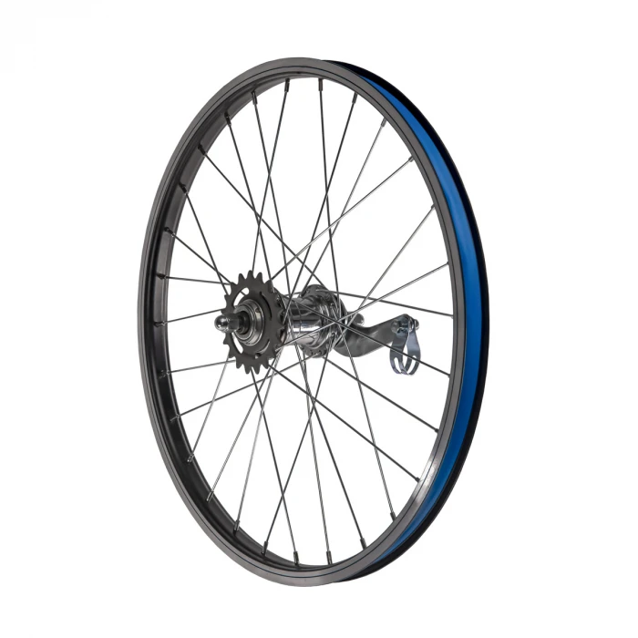 1. Roata Spate Bicicleta Cerurim LYRA - 20 Inch, 406x21, 28H, butuc Velosteel, Negru