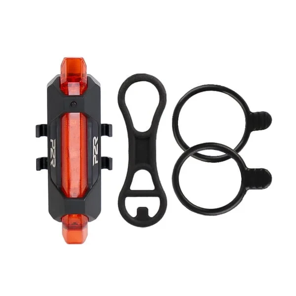 4. Luminator spate bicicleta P2R Spectic 08, 5 Led - Negru