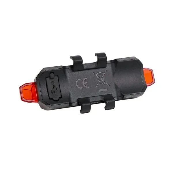 3. Luminator spate bicicleta P2R Spectic 08, 5 Led - Negru