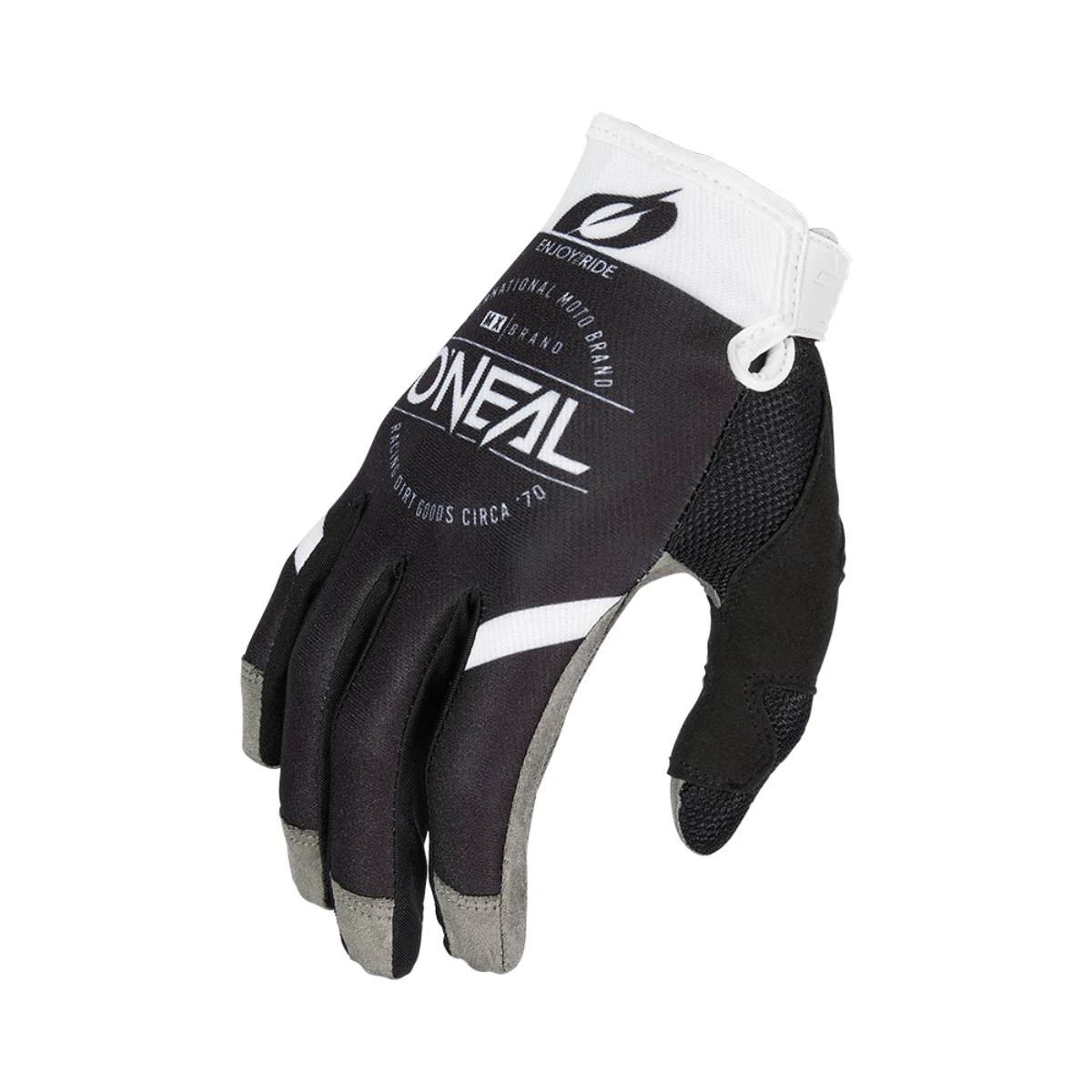 1. Manusi Ciclism O'Neal Mayhem Brand V.23 - S/8, Negru-Alb