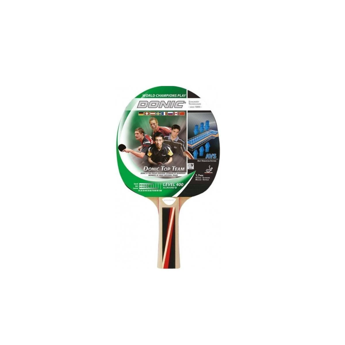 1. Paleta ping pong DonicTop Teams400