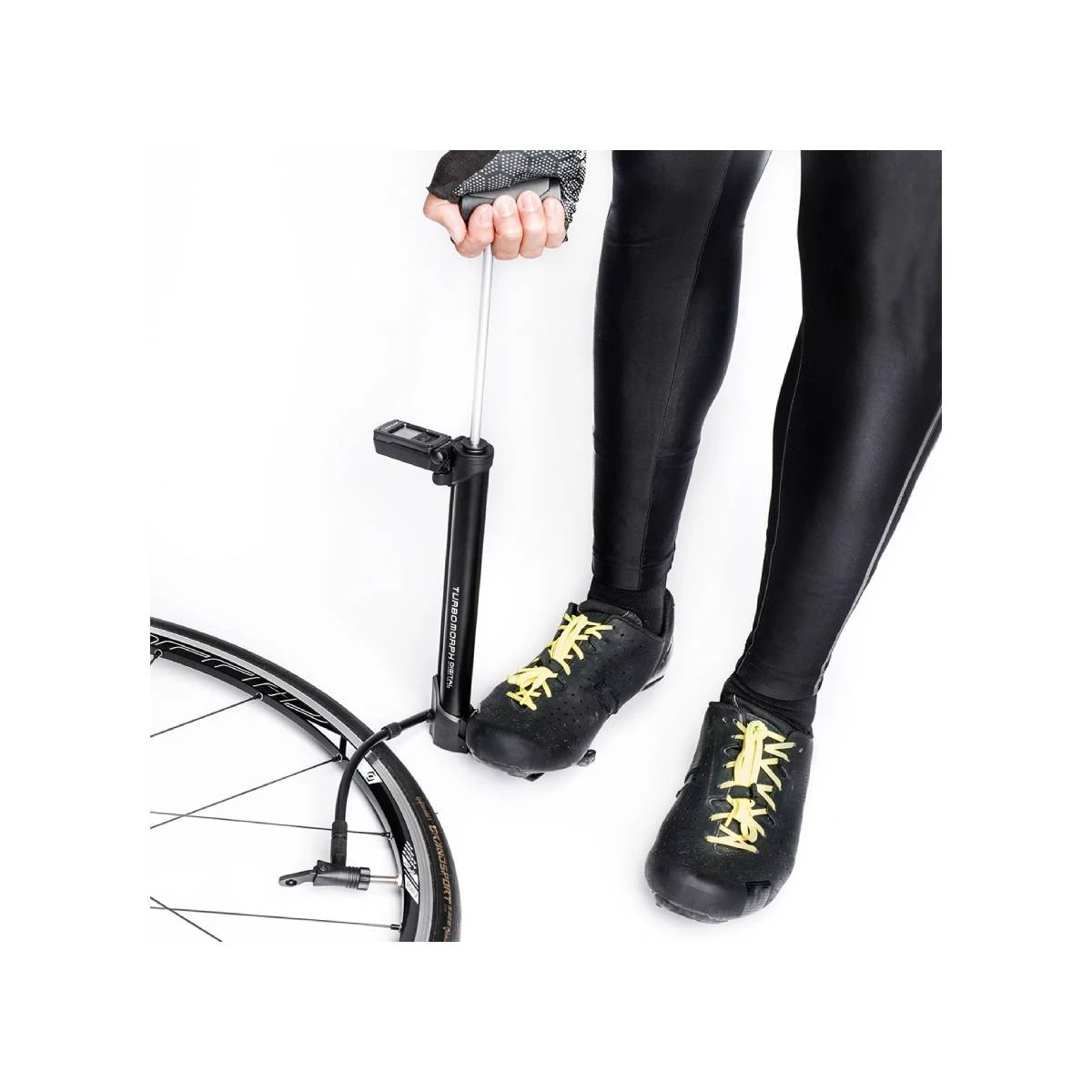 5. Pompa Mini Bicicleta Topeak Turbo Morph Digital TTM-DGD - 160PSI/11BAR cu Manometru Digital
