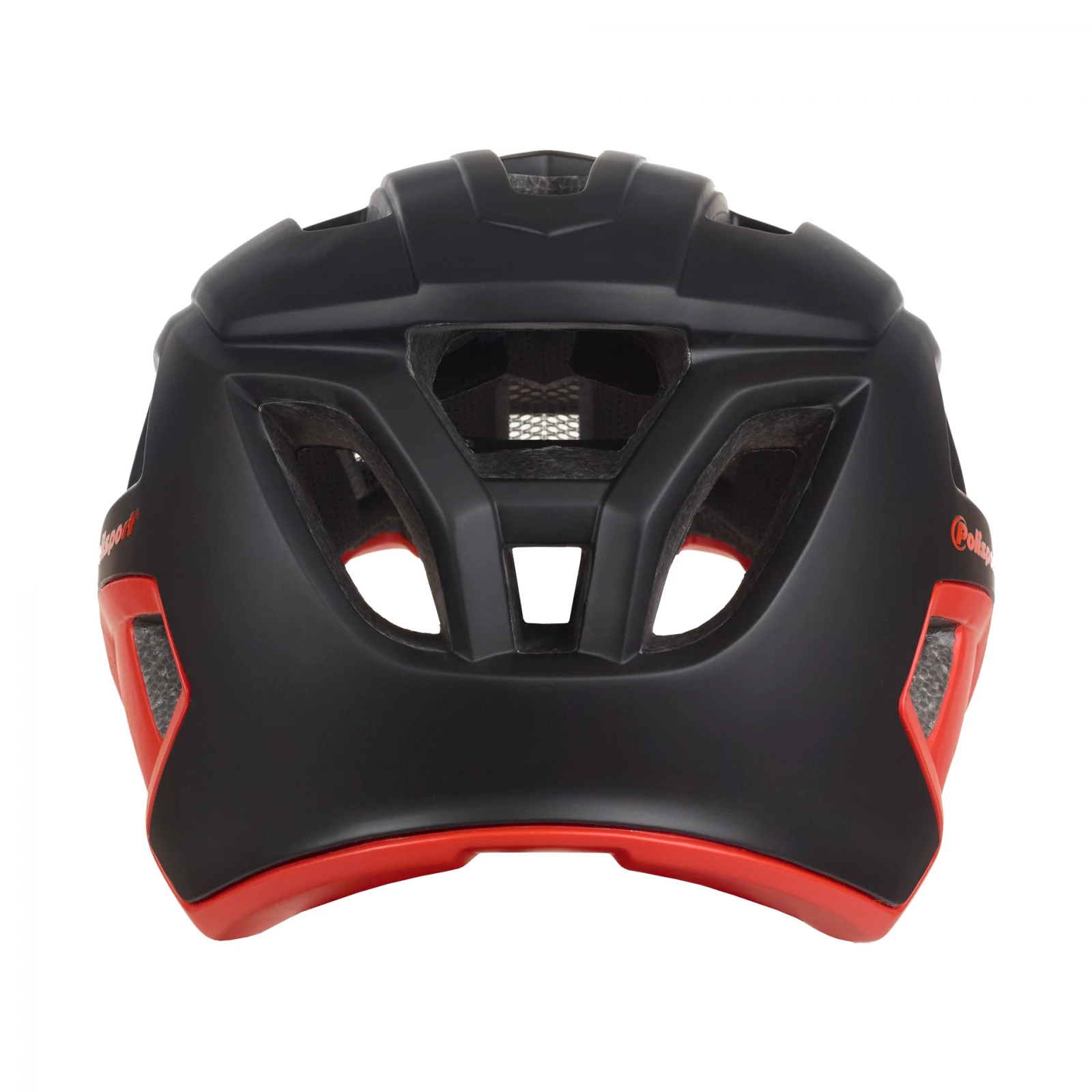 4. Casca Ciclism Polisport Mountain Pro - 58-61 cm, L, Negru-Rosu