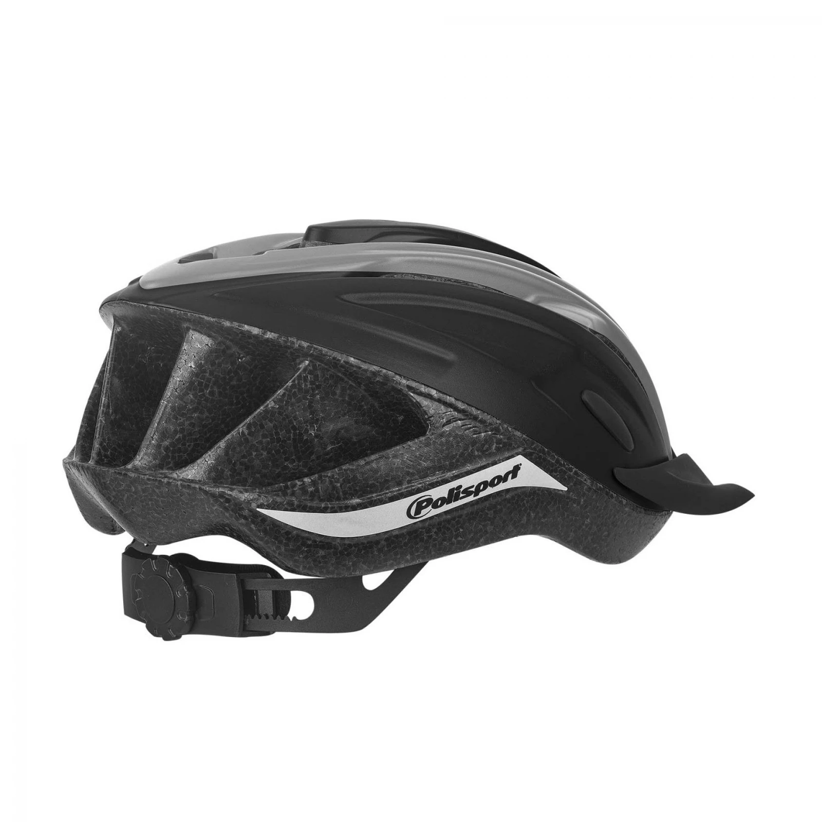 2. Casca Ciclism Polisport Ride In - 54-58 cm, M, Negru-Gri