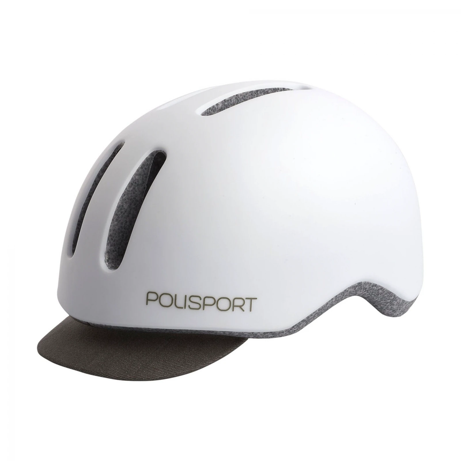 Casca Ciclism Urbana Polisport Commuter - 58-61 cm, L, Alb-Gri - 117661