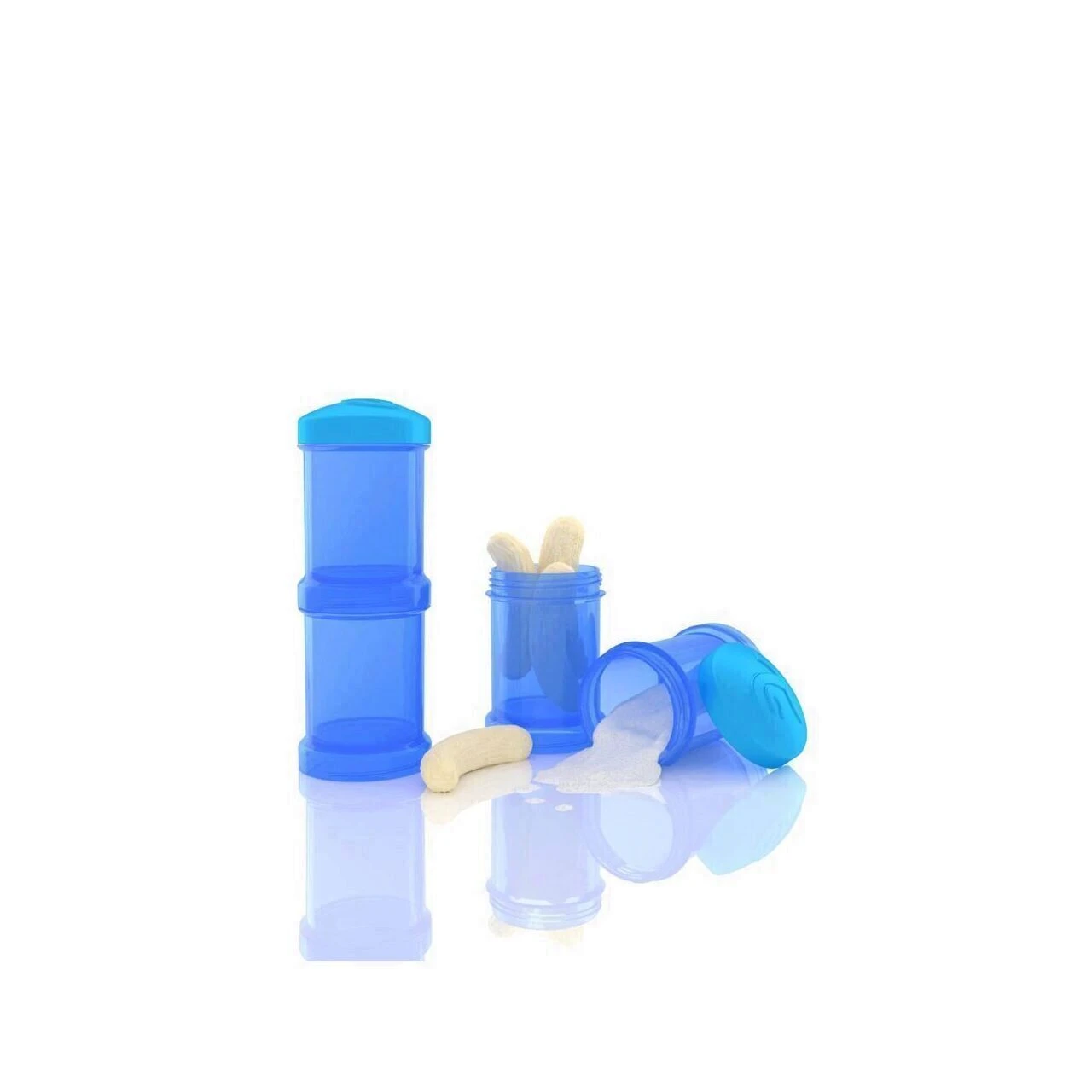 1. Recipient pentru lapte praf Twistshake, 100 ml, Albastru