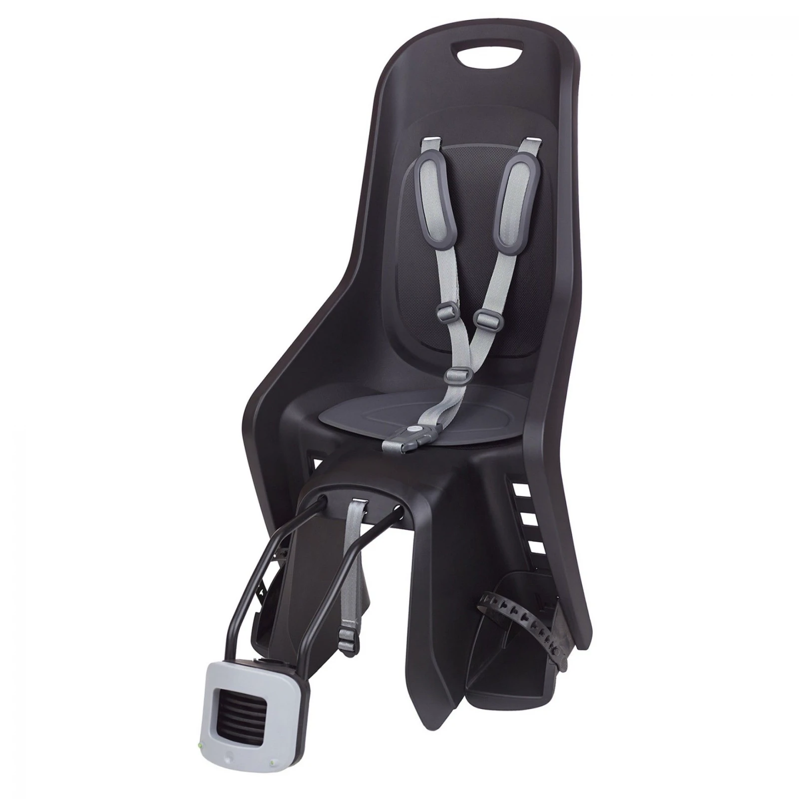 1. Scaun Bicicleta Copii Polisport Bubbly Maxi Plus FF - Negru-Gri