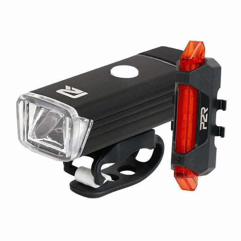 1. Set Lumini Bicicleta P2R NITION 10 (USB) - Negru