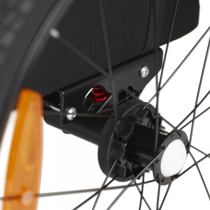 5. Remorca Carucior Transport Copii Bicicleta Polisport - Albastru