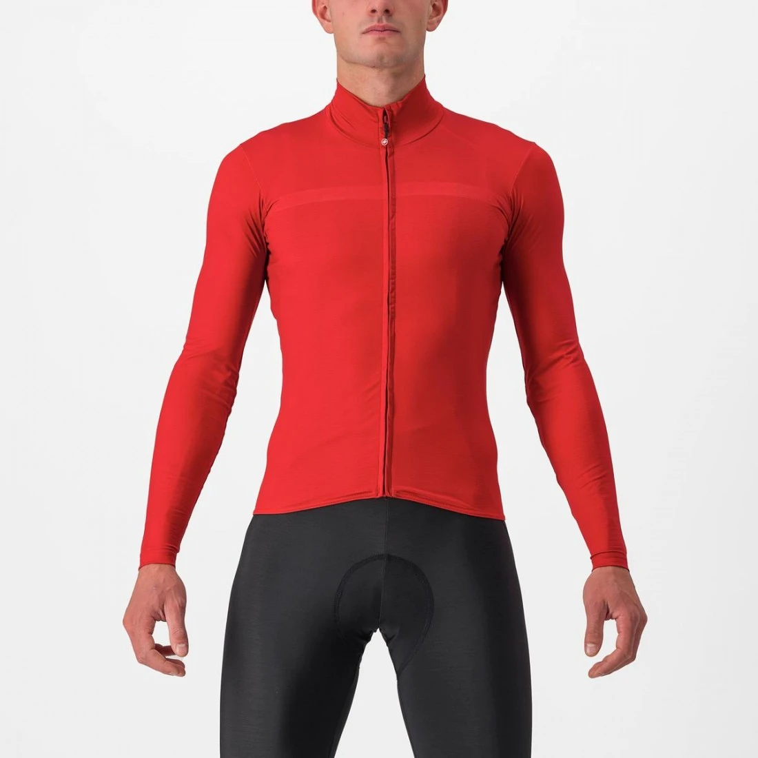 1. Tricou cu maneca lunga Castelli PRO Thermal Mid LS Rosu XL
