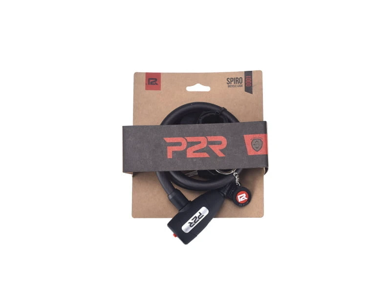 2. Antifurt Bicicleta P2R SPIRO - 15x1200mm, Negru