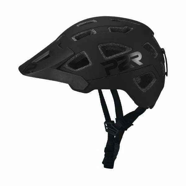 2. Casca Ciclism P2R FORTEX - 59-61 cm, M-L, Negru Mat