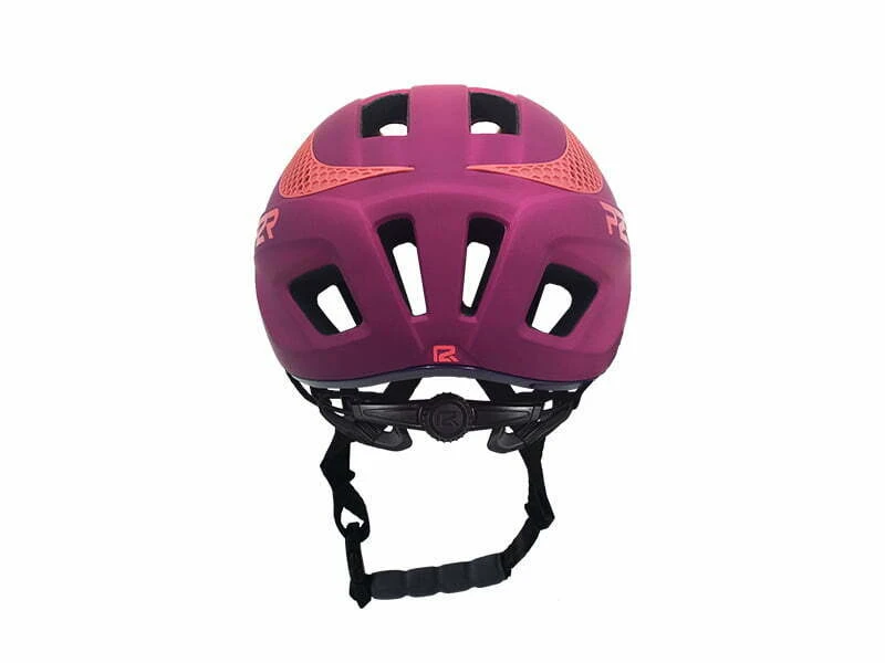 4. Casca Ciclism P2R ZENERO - 55-58 cm, S-M, Rosu-Violet
