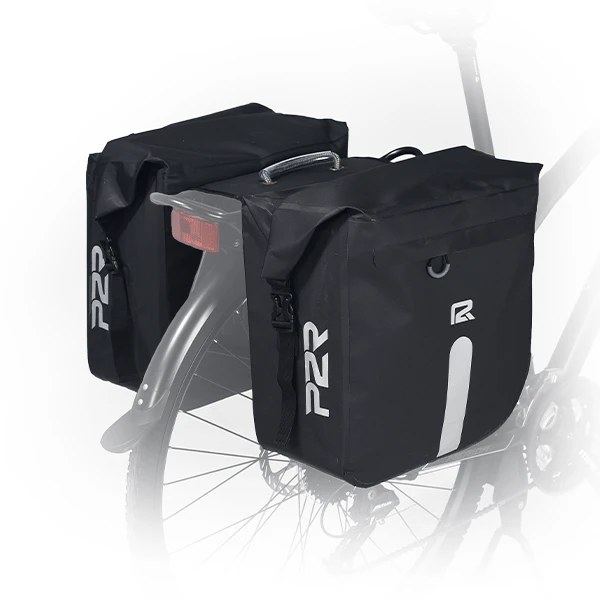 1. Geanta Portbagaj Spate Bicicleta P2R Loadman WP2 - Negru