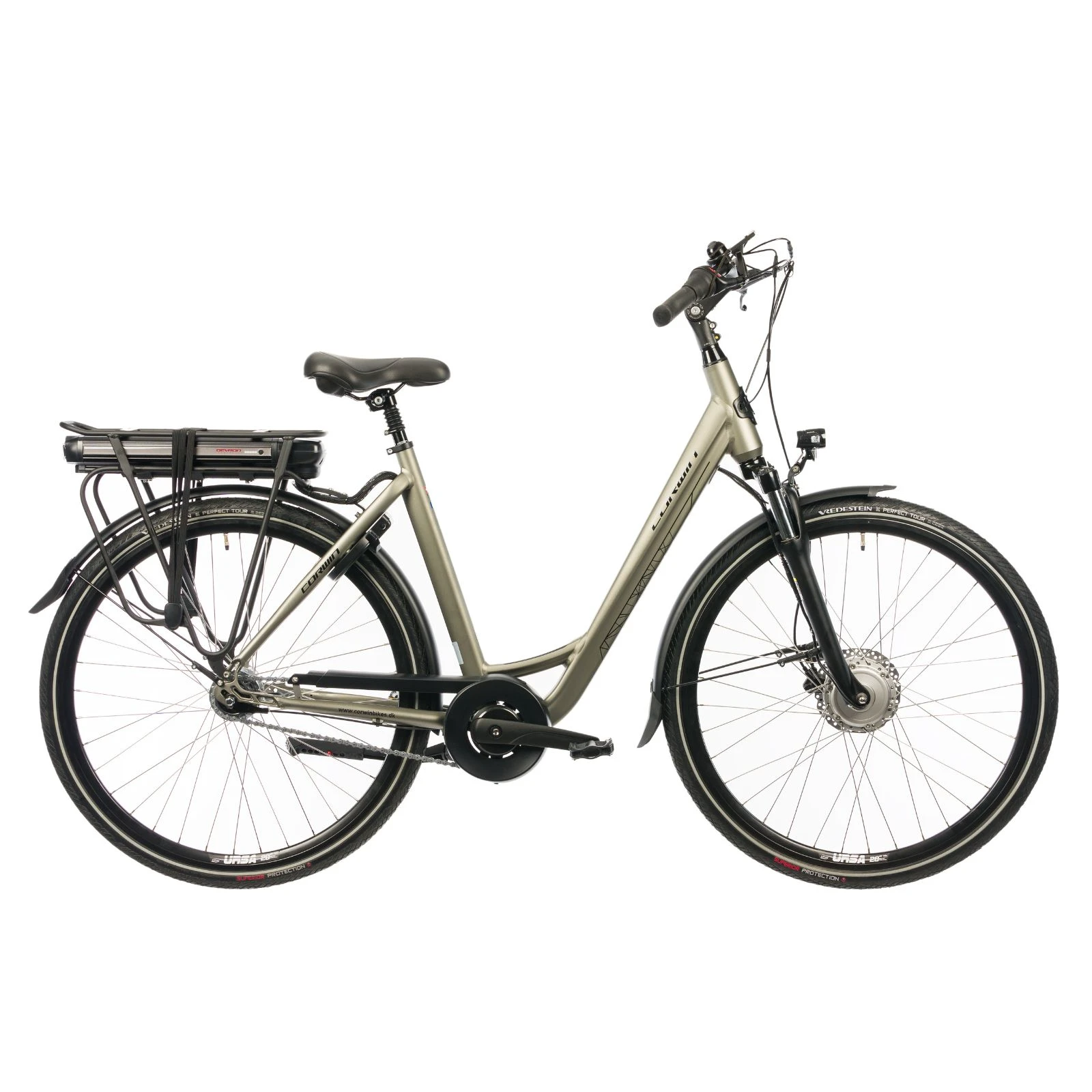 Bicicleta Electrica Corwin 28326 - 28 Inch, 530mm, Shimano Nexus Coster Brake, Gri - 122222