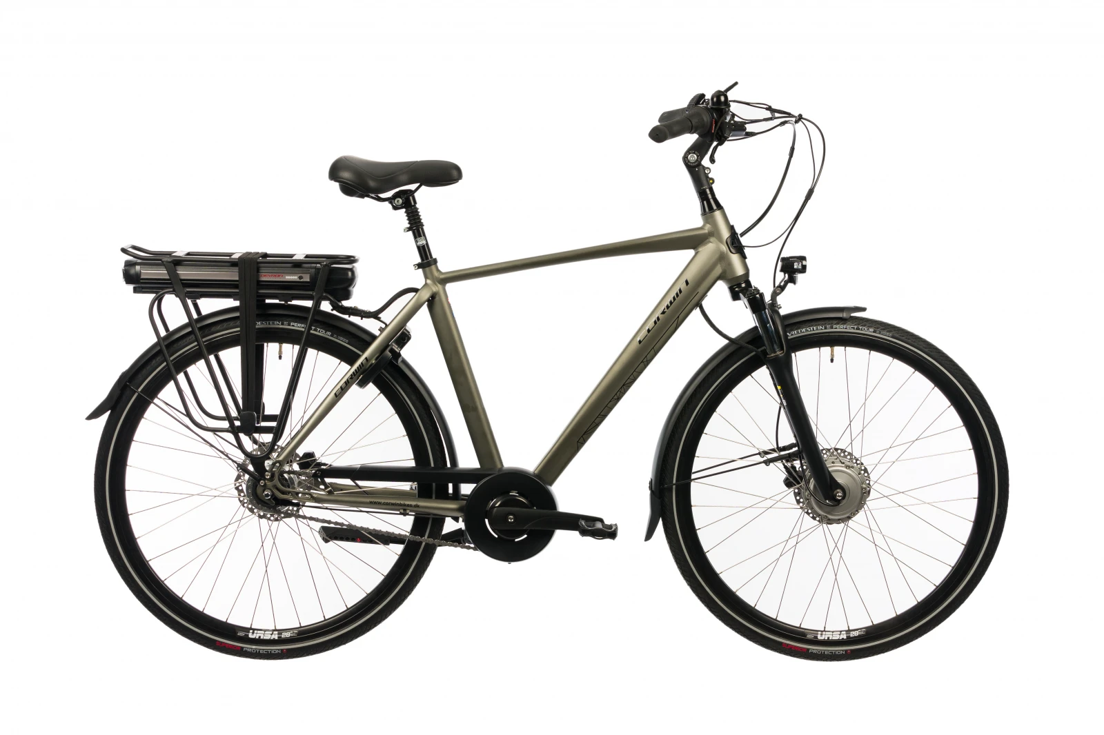 1. Bicicleta Electrica Corwin 28327 - 28 Inch, 530mm, Gri