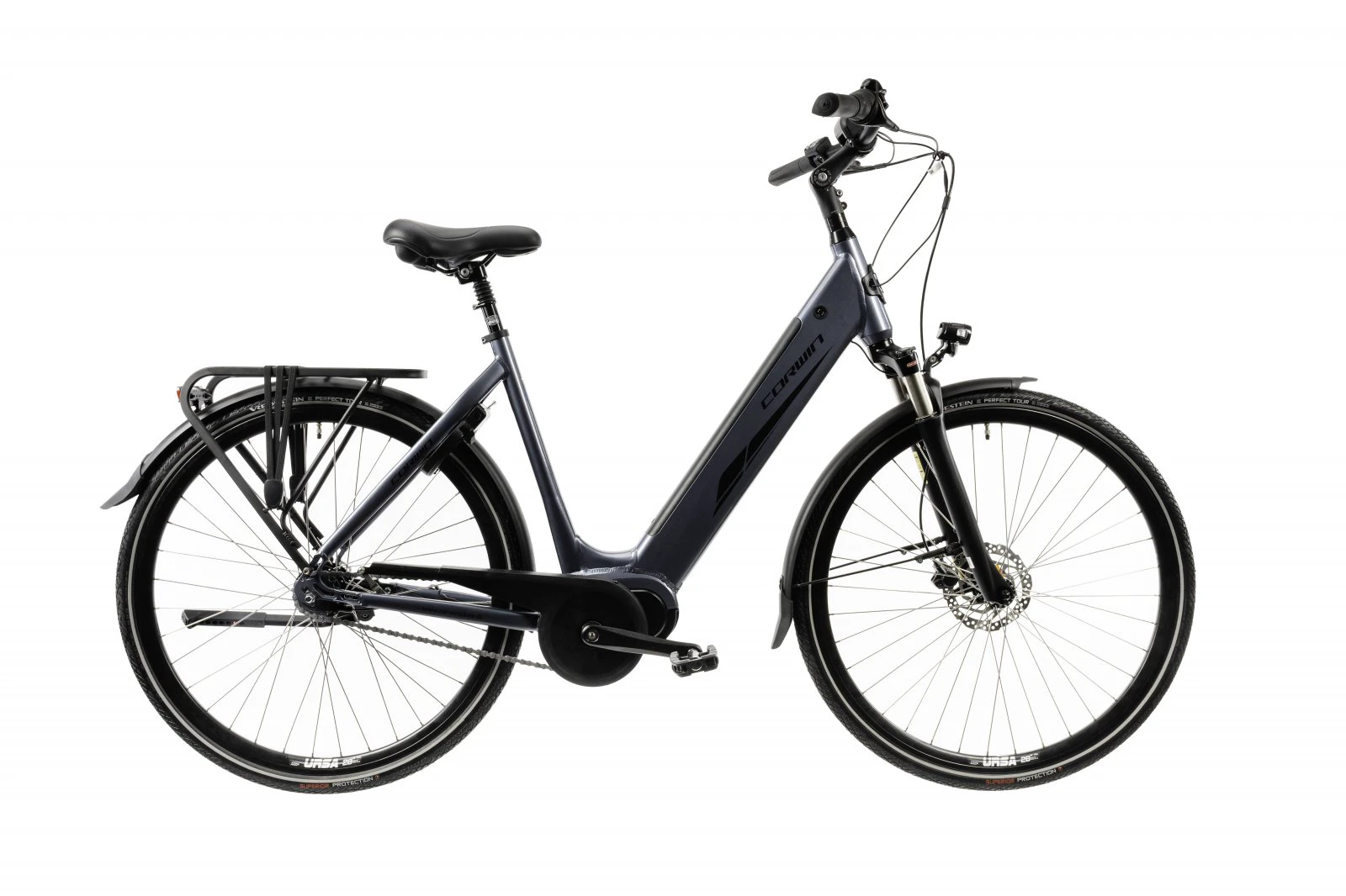 1. Bicicleta Electrica Corwin 28426 - 28 Inch, 530mm, Gri Lucios