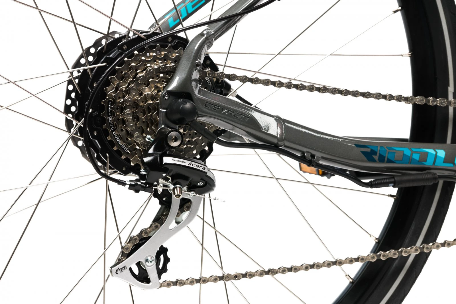 7. Bicicleta Electrica Devron 28162 - 28 Inch, M, Gri