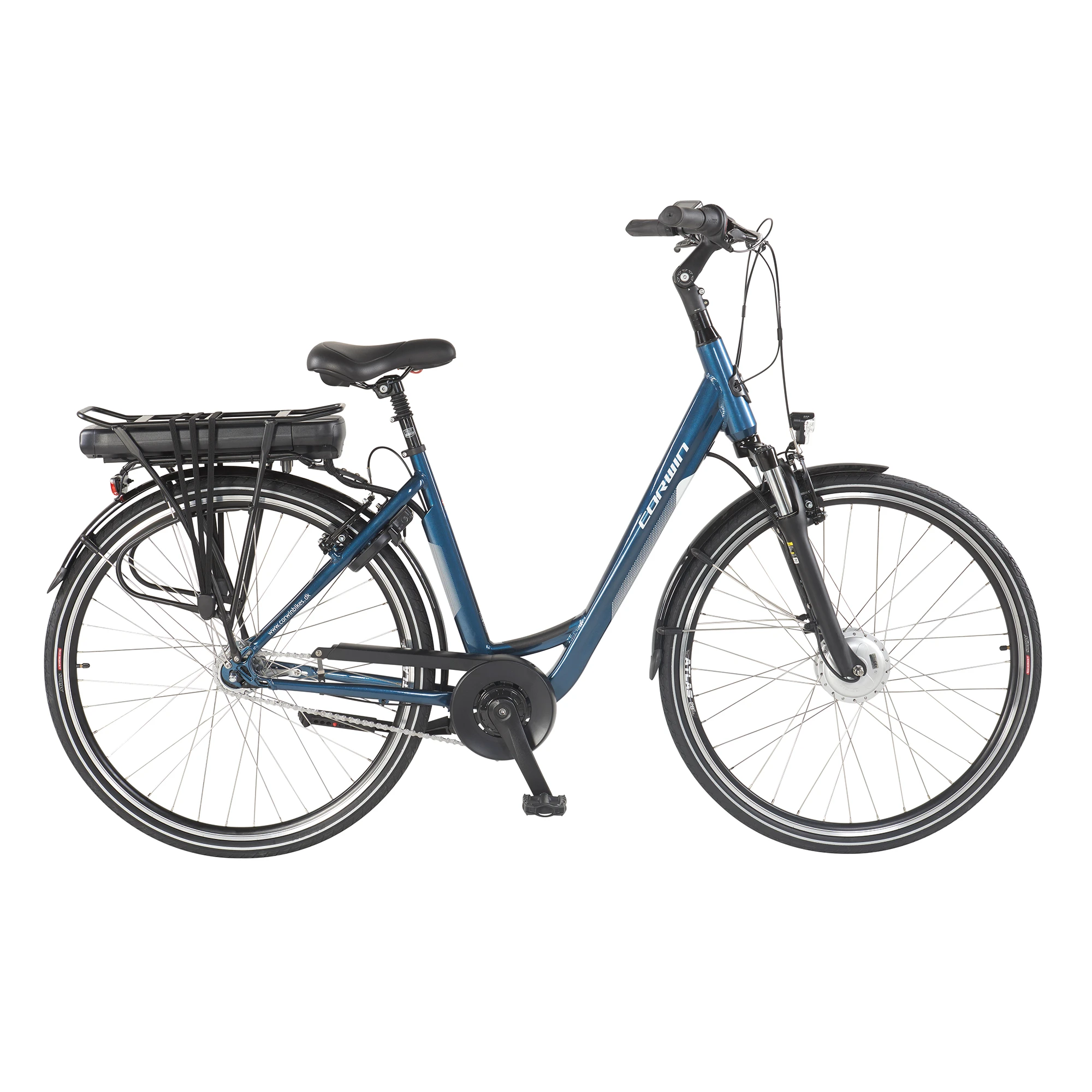 1. Bicicleta Electrica Corwin 28122 - 28 Inch, 490mm, Albastru