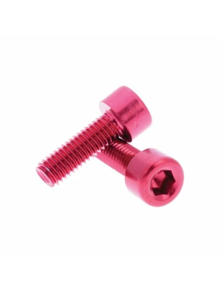 1. Suruburi Bidonas Cadru Fibrax Fcm3000 - M5 x 15 Mm, Rosu