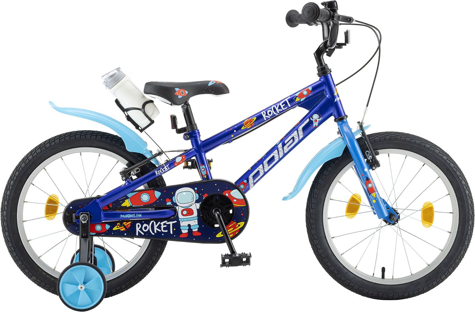 1. Bicicleta Copii Polar 2024 Rocket - 18 Inch, Albastru
