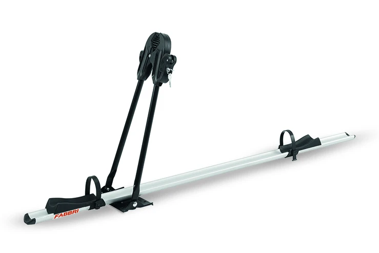 1. Suport auto pentru bicicleta Fabbri Mazzini Bici 3000 ALU NEW, prindere pe barele transversale, aluminiu, negru