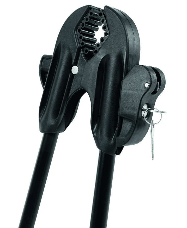 2. Suport auto pentru bicicleta Fabbri Mazzini Bici 3000 ALU NEW, prindere pe barele transversale, aluminiu, negru