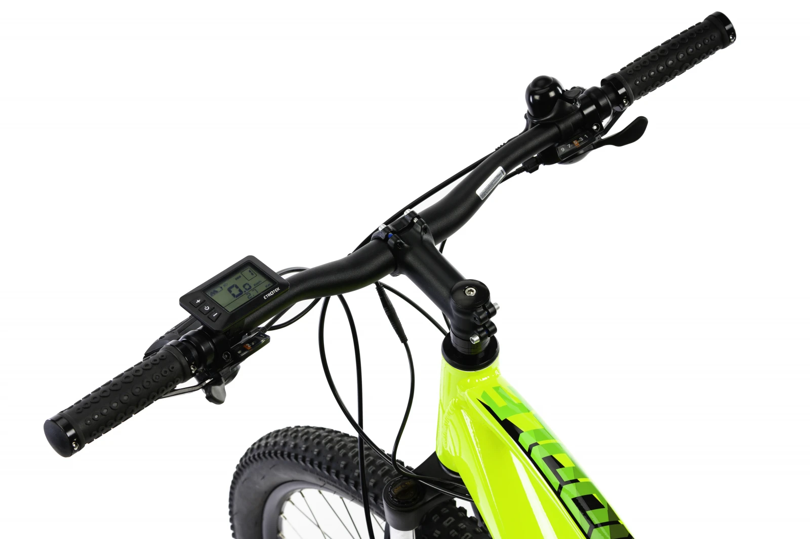 4. Bicicleta Electrica Devron Riddle M1.7 - 27.5 Inch, L 490 mm, Neon