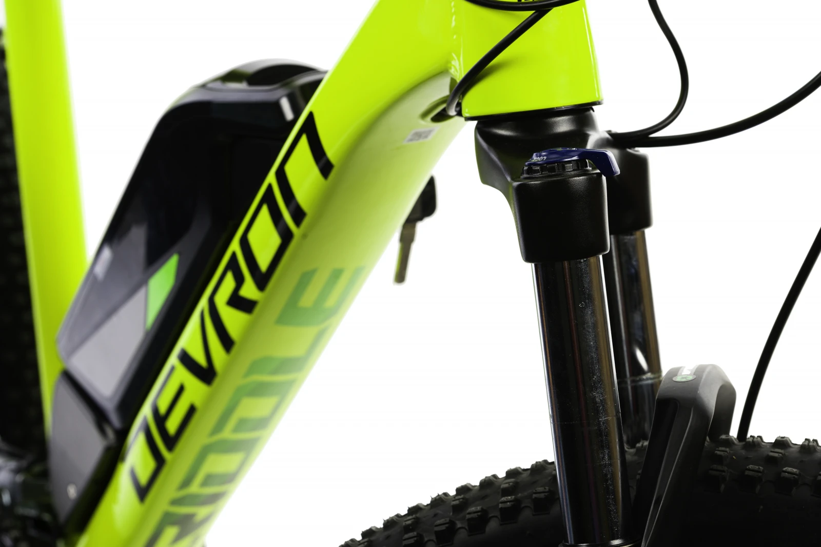 5. Bicicleta Electrica Devron Riddle M1.7 - 27.5 Inch, L 490 mm, Neon
